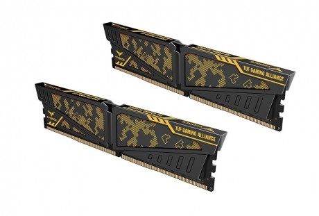 Team T-Force Vulcan TUF Gaming Alliance 16GB 2x8GB 3200MHz CL16 DDR4 Gaming Ram (TLTYD416G3200HC16CDC01)